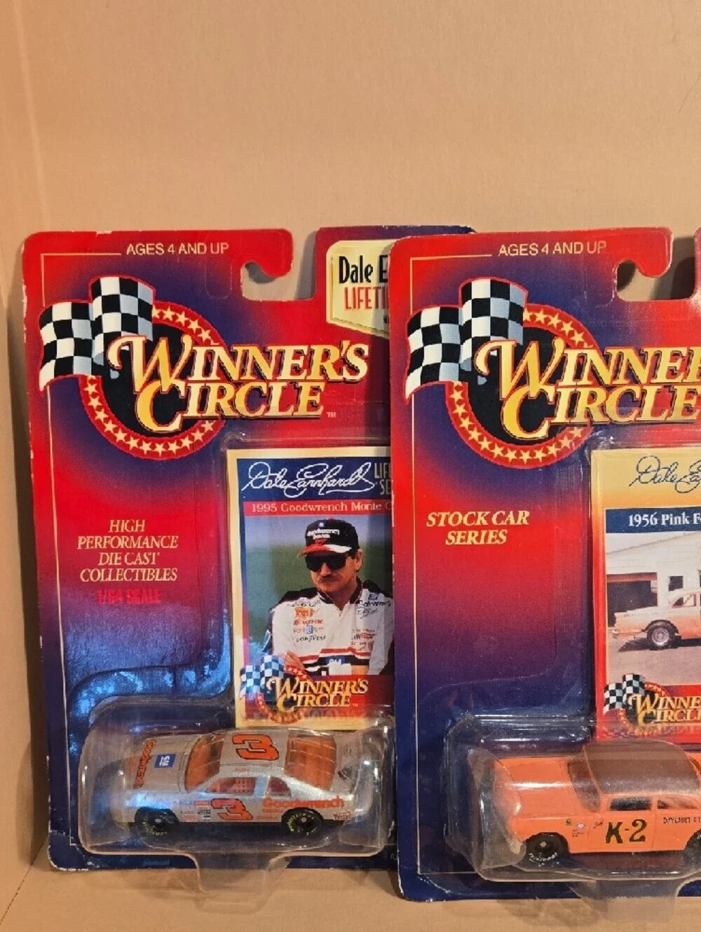 Lot Of 3 Dale Earnharts Winner's Circle Stock Car Series Diecast Cars